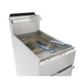 Imperial Natural Gas Single Tank Twin Basket Fryer IFS-40-OP