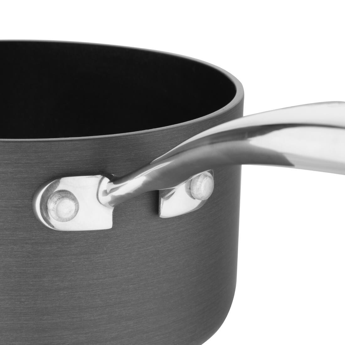 Vogue Annodised Aluminium Non Stick Sauce Pan 180mm