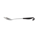Vogue Slotted Serving Spoon Black Handle 340mm - Image 2