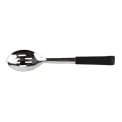 Vogue Slotted Serving Spoon Black Handle 340mm - Image 3