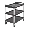 Cambro Three Shelf Utility Cart BC340KD110 - Image 1