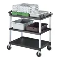 Cambro Three Shelf Utility Cart BC340KD110 - Image 2
