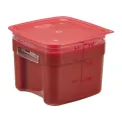 Cambro FreshPro Red Cover 220x220mm - Image 5