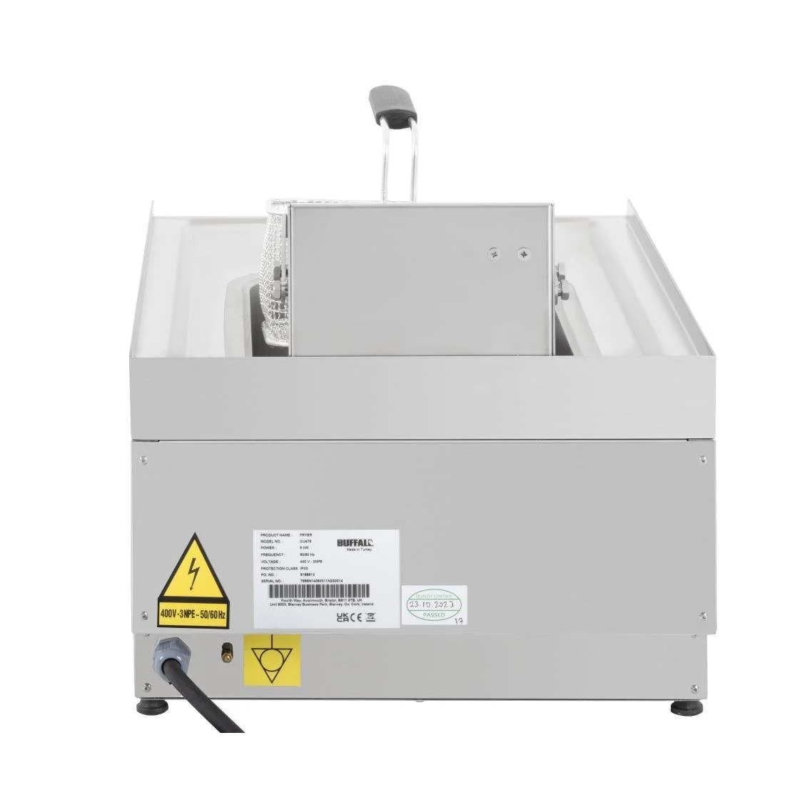 Buffalo 600 Series Countertop Electric Fryer 8Ltr - Image 7
