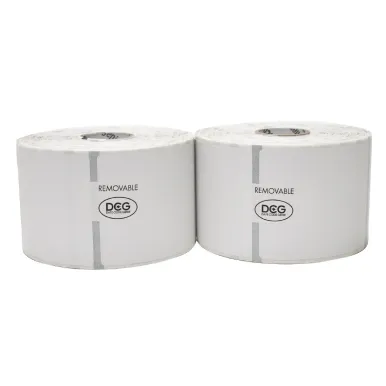 DateCodeGenie Removable Labels 2x2" Plain (2x750 Rolls)