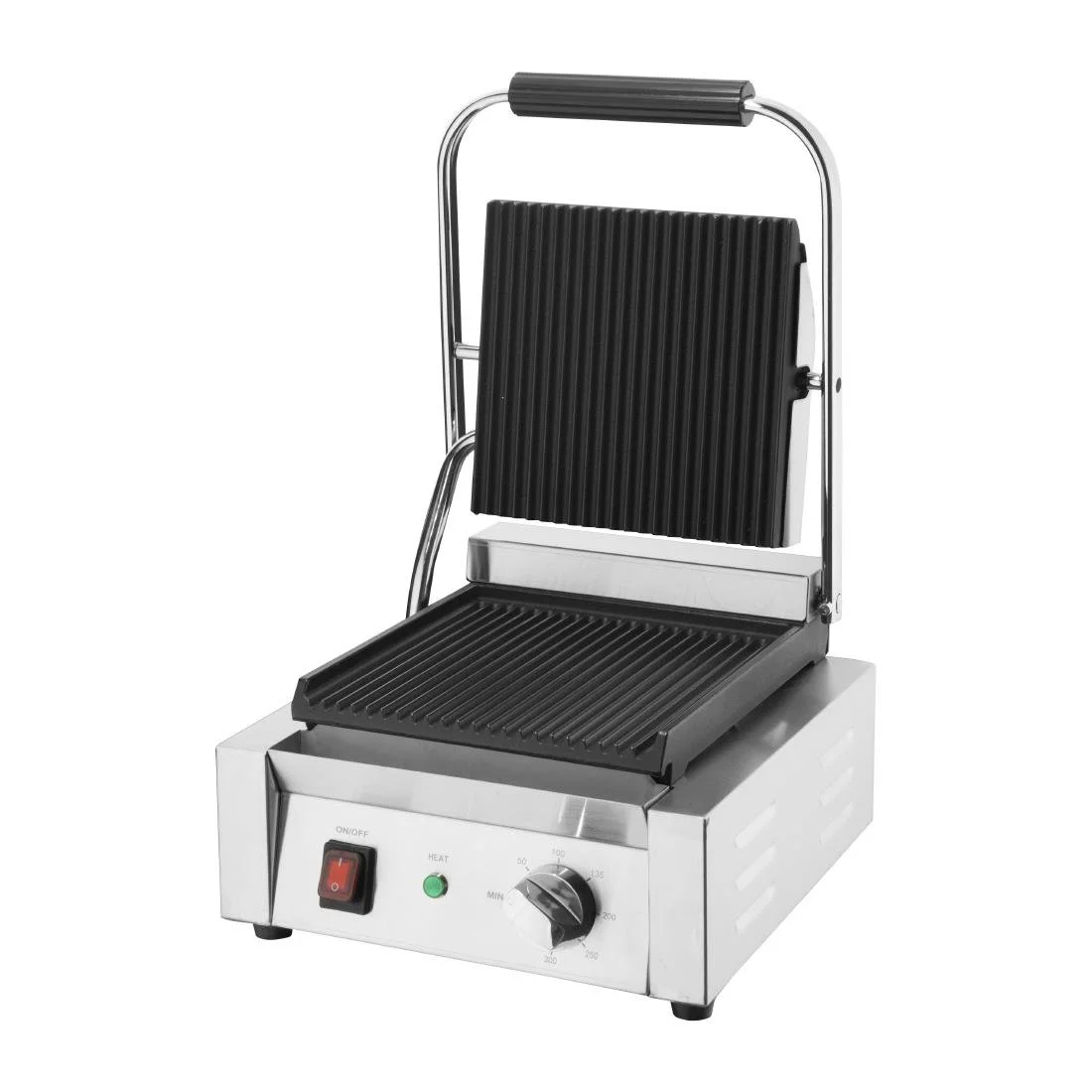 Buffalo Bistro Ribbed Contact Grill - Image 4