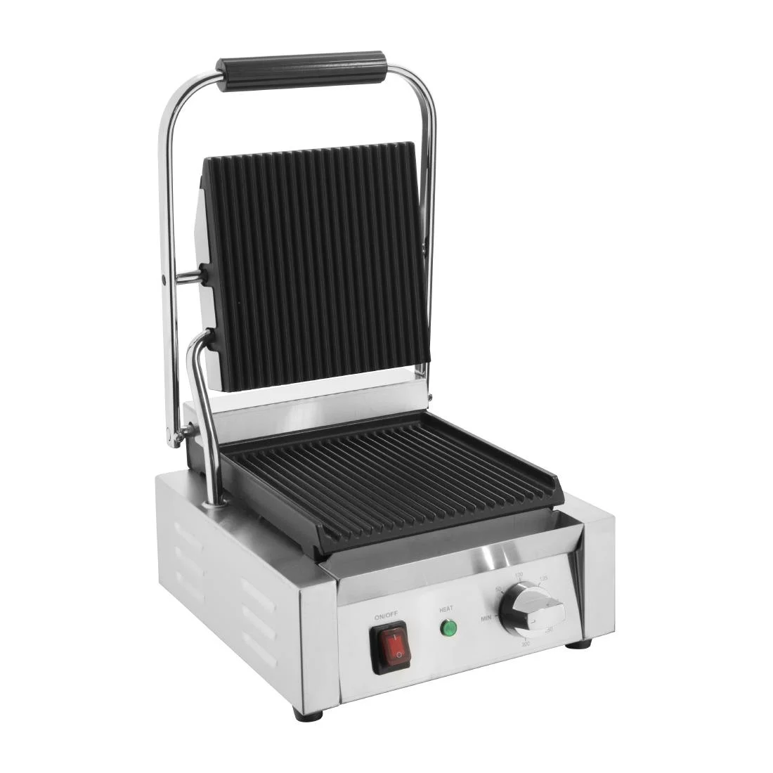 Buffalo Bistro Ribbed Contact Grill - Image 5