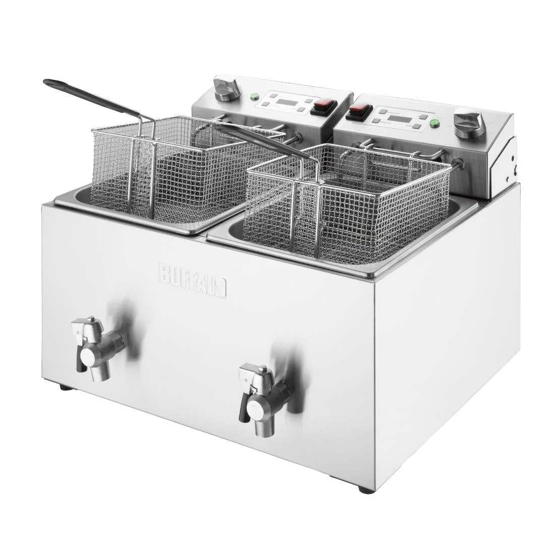 Buffalo Countertop Electric Fryer with Timer 2x8Ltr - Image 5
