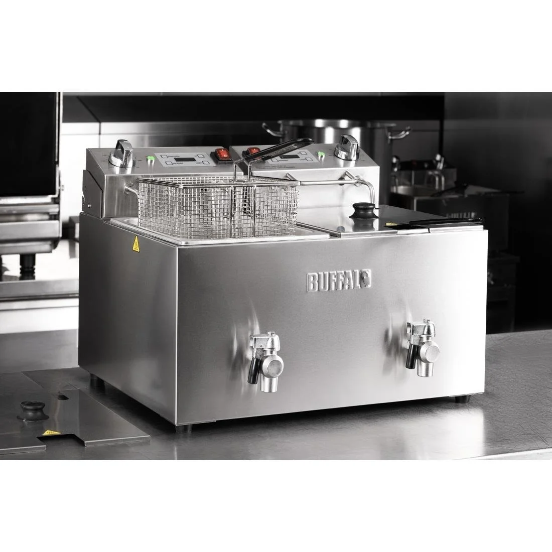 Buffalo Countertop Electric Fryer with Timer 2x8Ltr - Image 12