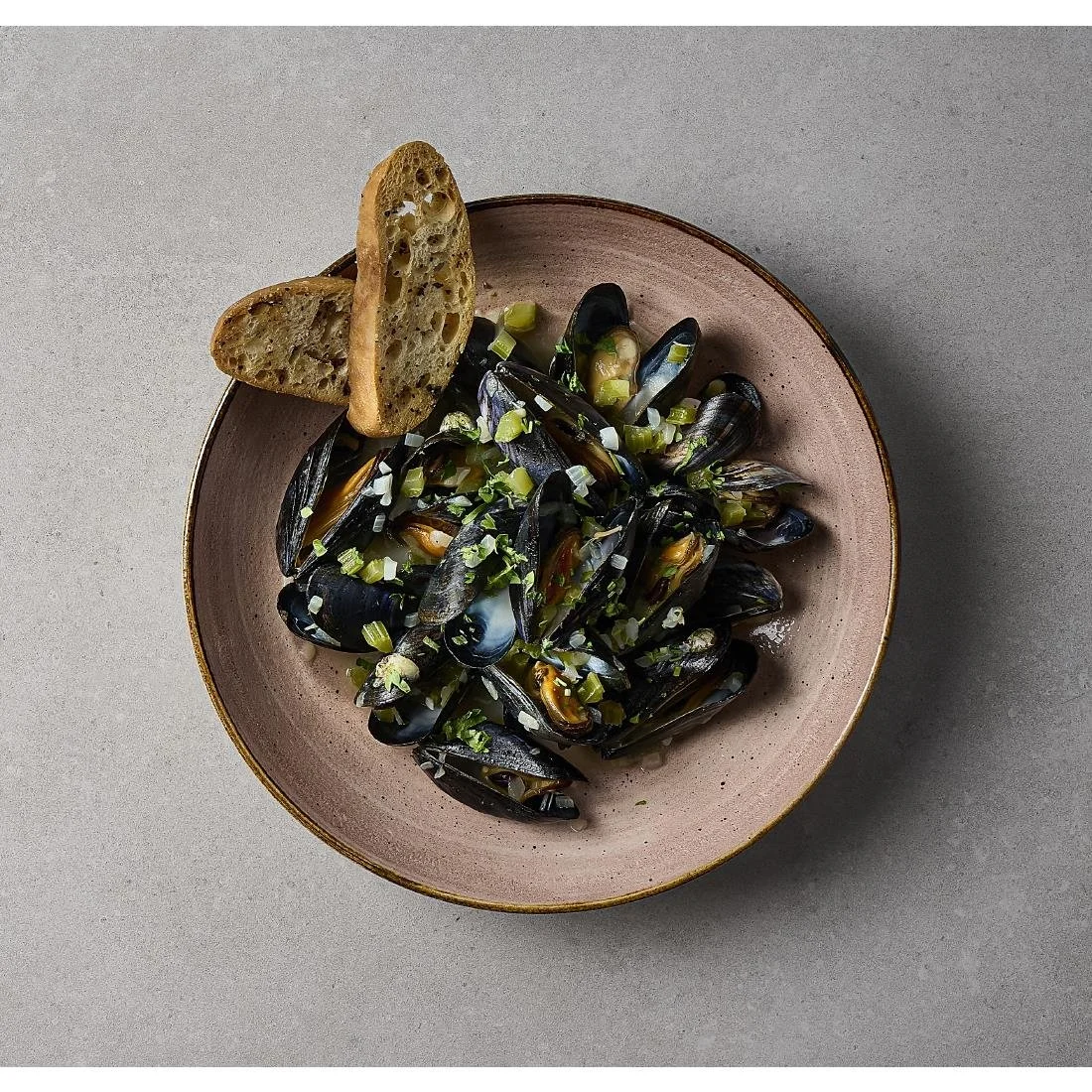 Churchill Stonecast Raw Terracotta Evolve Coupe Bowls 248mm (12 Pack) - Image 2