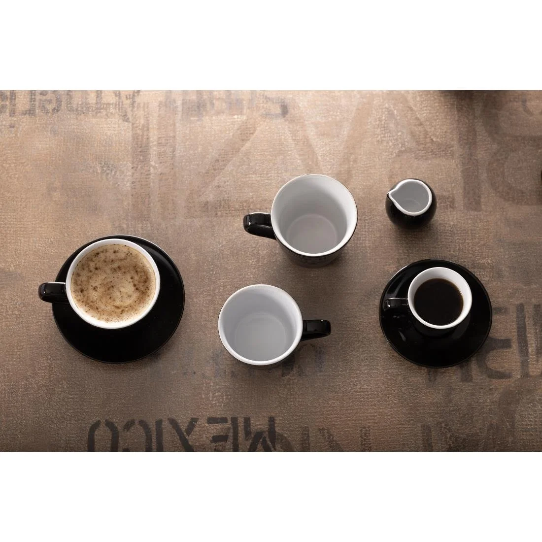 Olympia Cafe Latte Cups Black 340ml (12 Pack) - Image 3