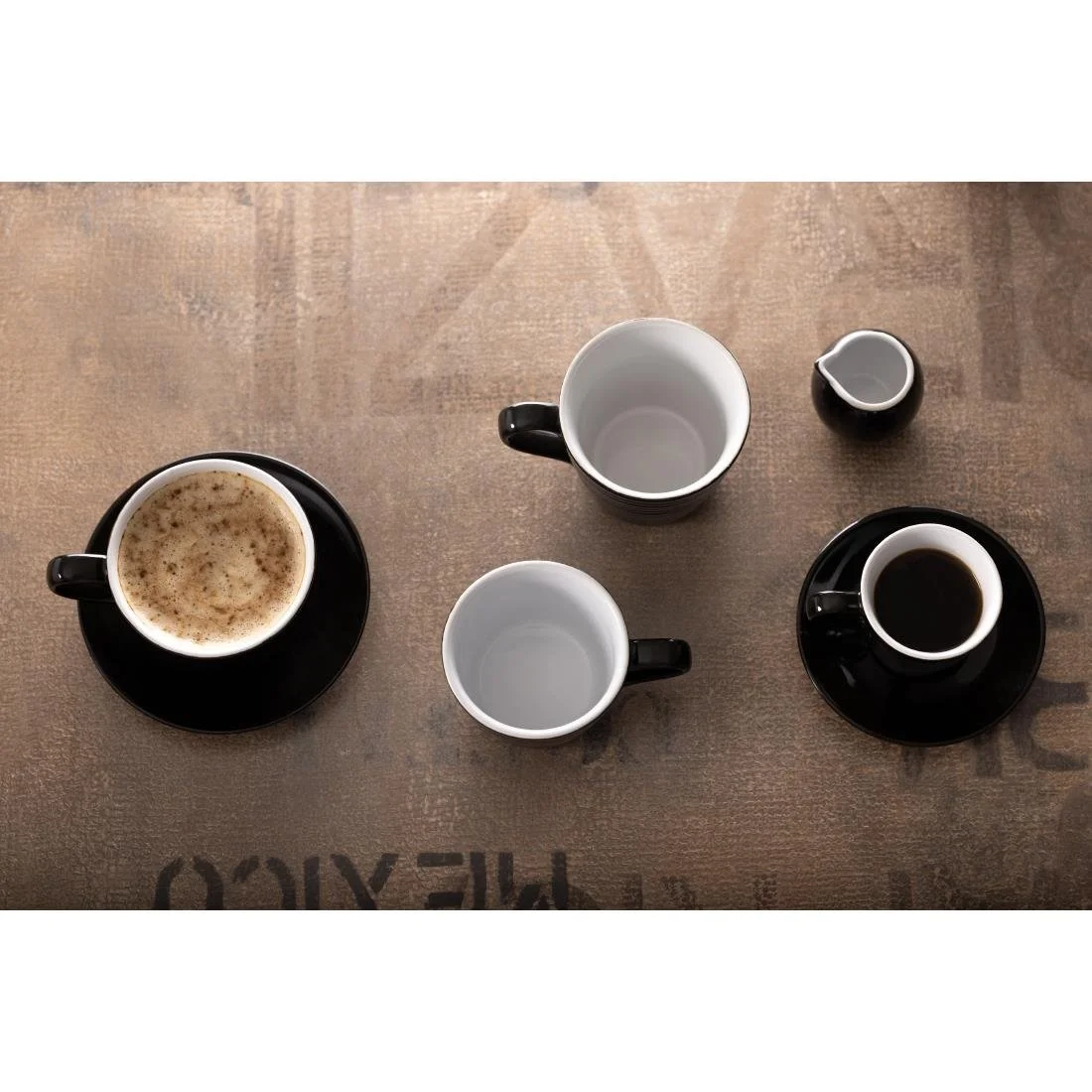 Olympia Cafe Latte Cups Black 340ml (12 Pack) - Image 4