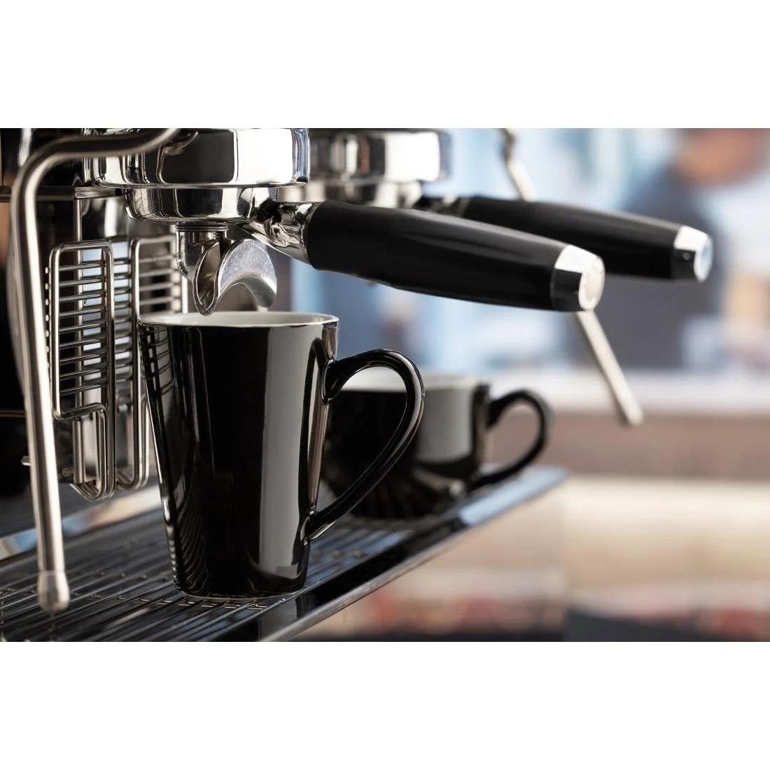 Olympia Cafe Latte Cups Black 340ml (12 Pack) - Image 7