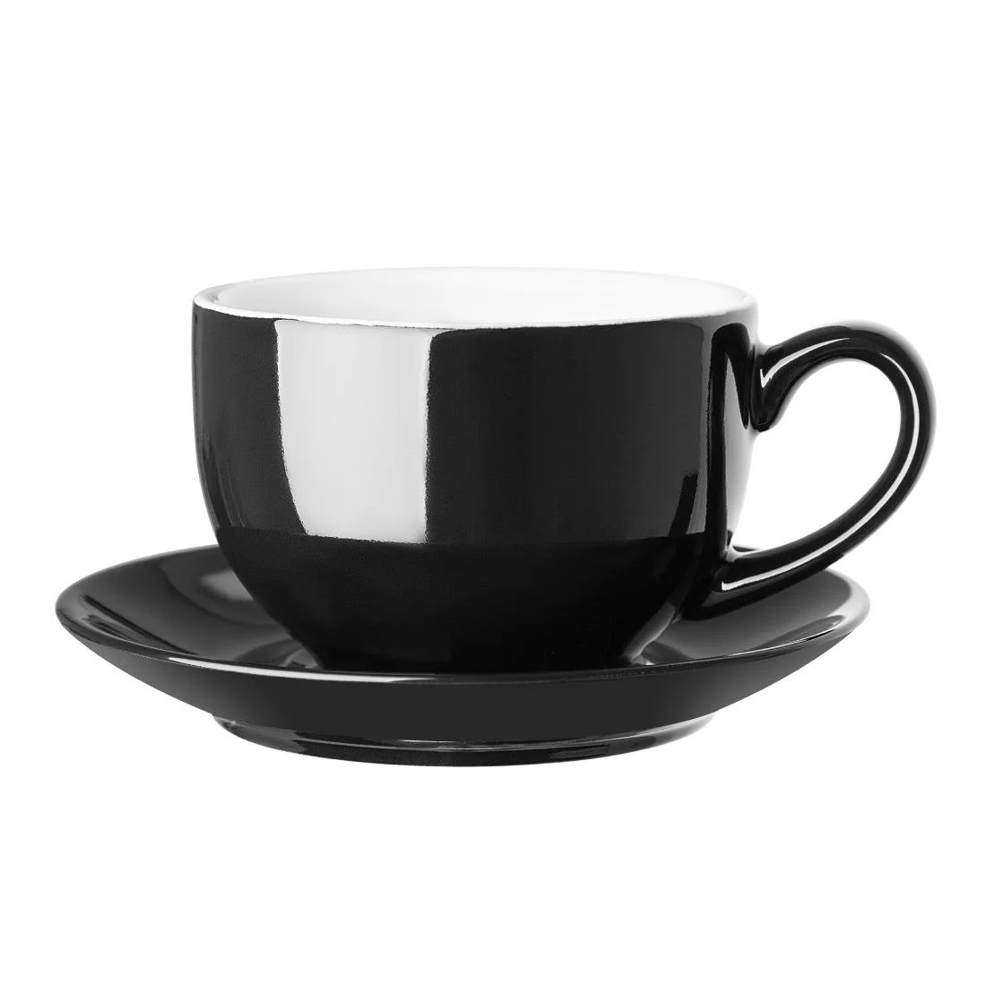 Olympia Cafe Cappuccino Cups Black 340ml (12 Pack) - Image 12