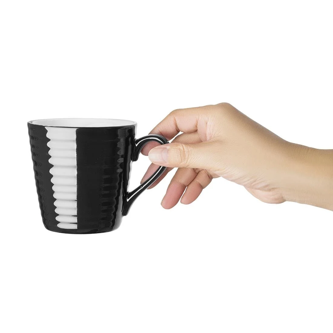 Olympia Cafe Aroma Mugs Black 340ml (6 Pack) - Image 11