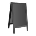 Olympia Pavement Board Black Wooden Frame 500x850mm - Image 1