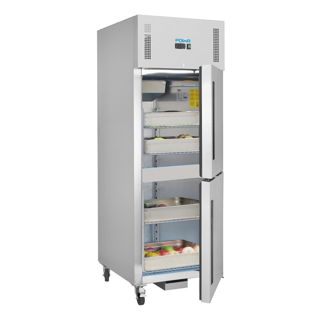 Polar Upright Stable Door Gastro Refrigerator 600Ltr