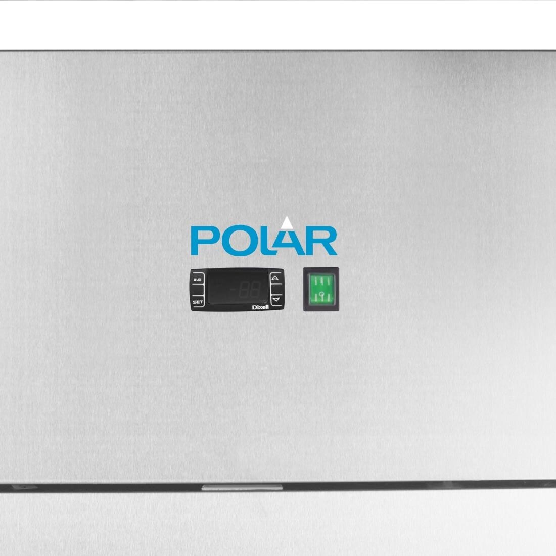 Polar Upright Double Stable Door Gastro Freezer 1200Ltr