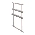 Cambro Kit of 2 Stainless Steel Rails for Cam GoBoxes - Image 1