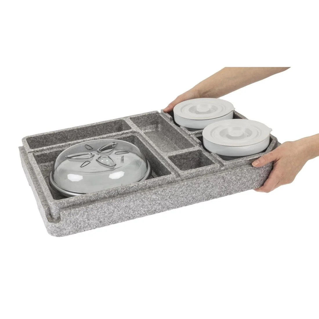 Cambro EPP Tablotherm Meal Delivery System with Dishes - Image 8