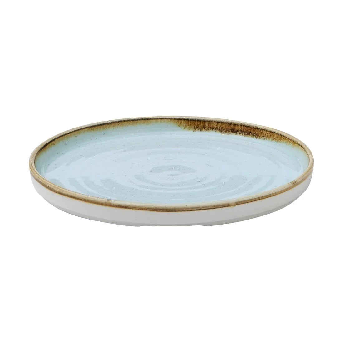 Churchill Stonecast Walled Plates Duck Egg 220mm (6 Pack) - Image 2
