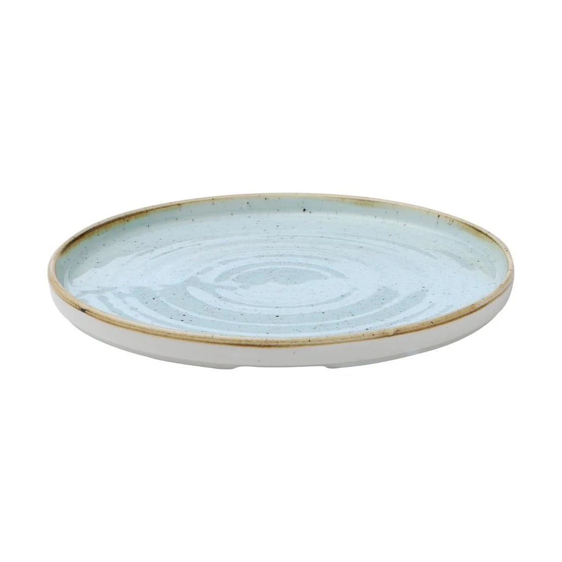 Churchill Stonecast Walled Plates Duck Egg 260mm (6 Pack) - Image 3