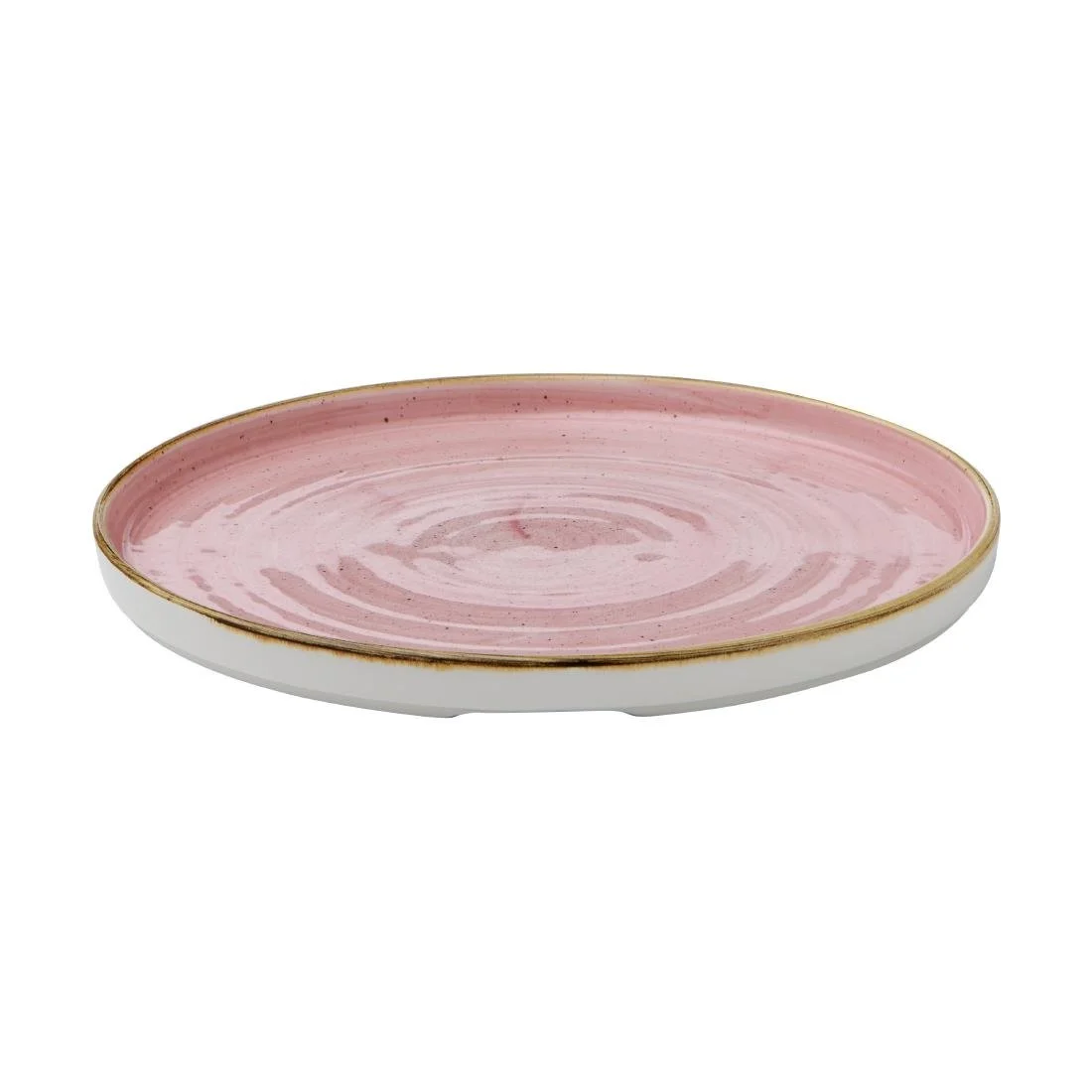 Churchill Stonecast Walled Plates Pink 260mm (6 Pack) - Image 2