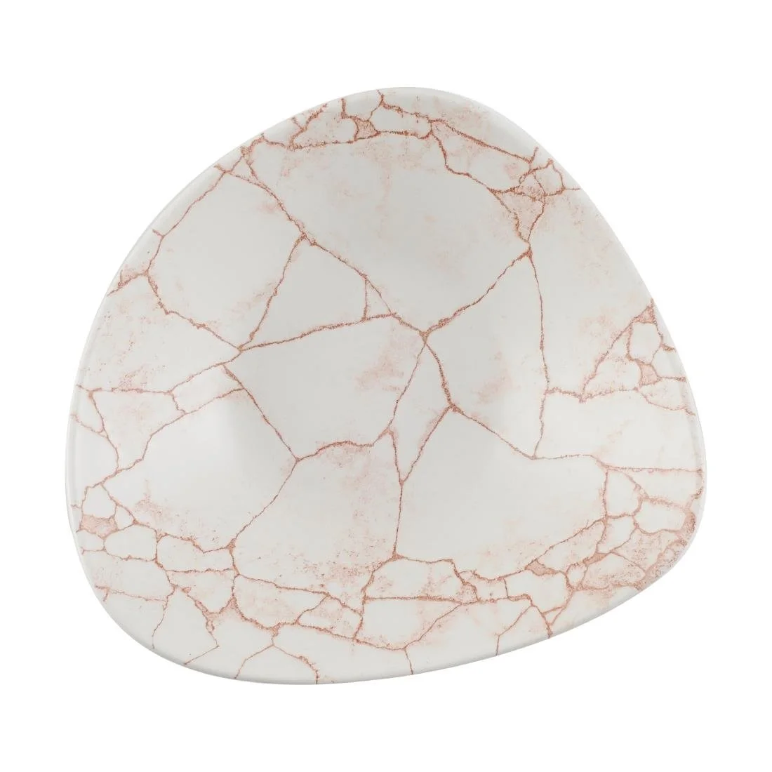 Churchill Studio Prints Kintsugi Lotus Bowls Coral 178mm (12 Pack) - Image 1