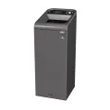 Rubbermaid Configure Container with Landfill Label Black - Image 1