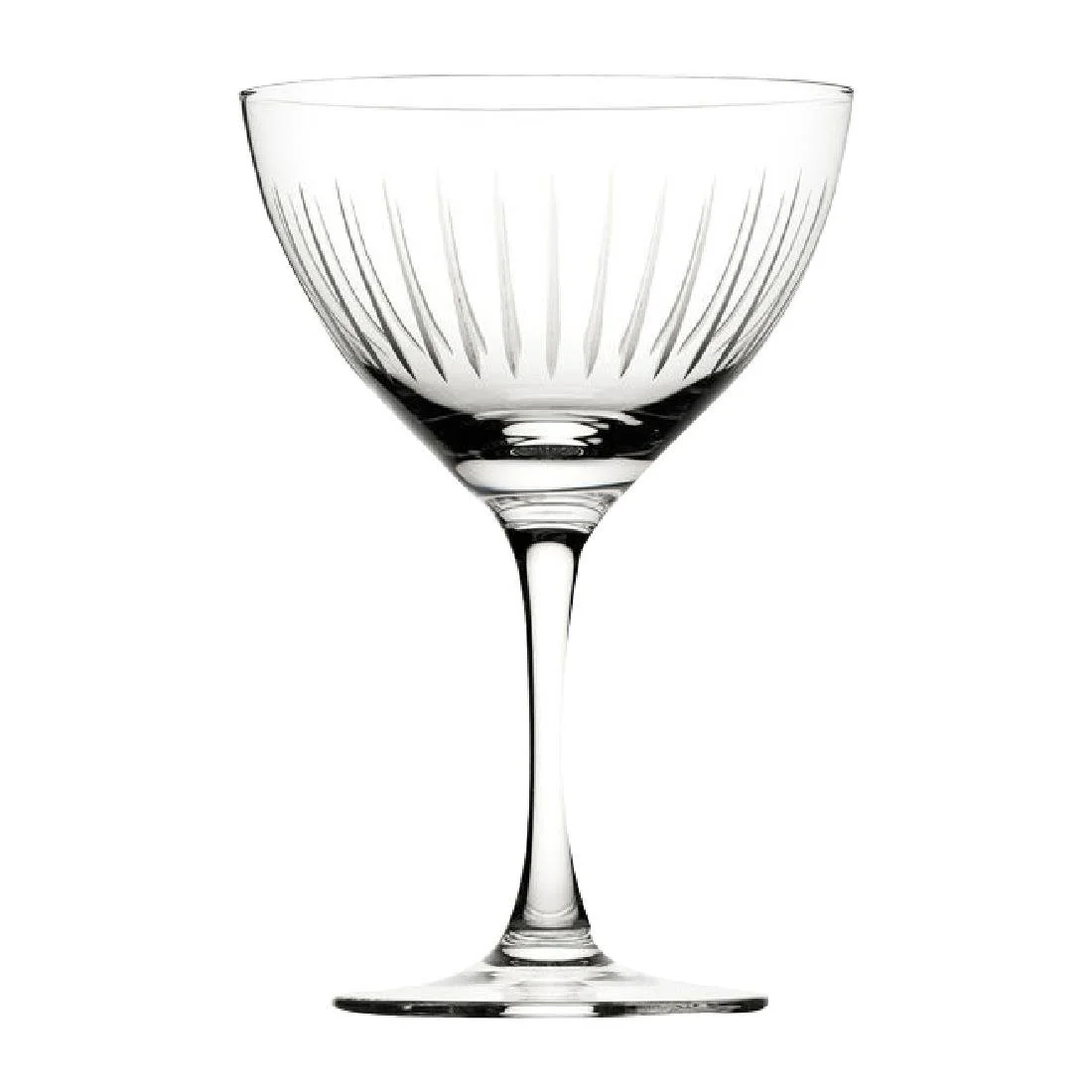 Utopia Raffles Lines Martini Glasses 190ml (6 Pack)
