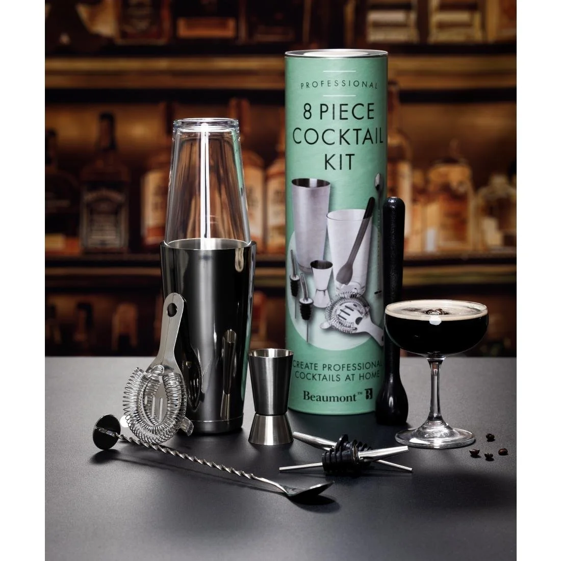Beaumont 8-Piece Cocktail Kit Set - Image 2
