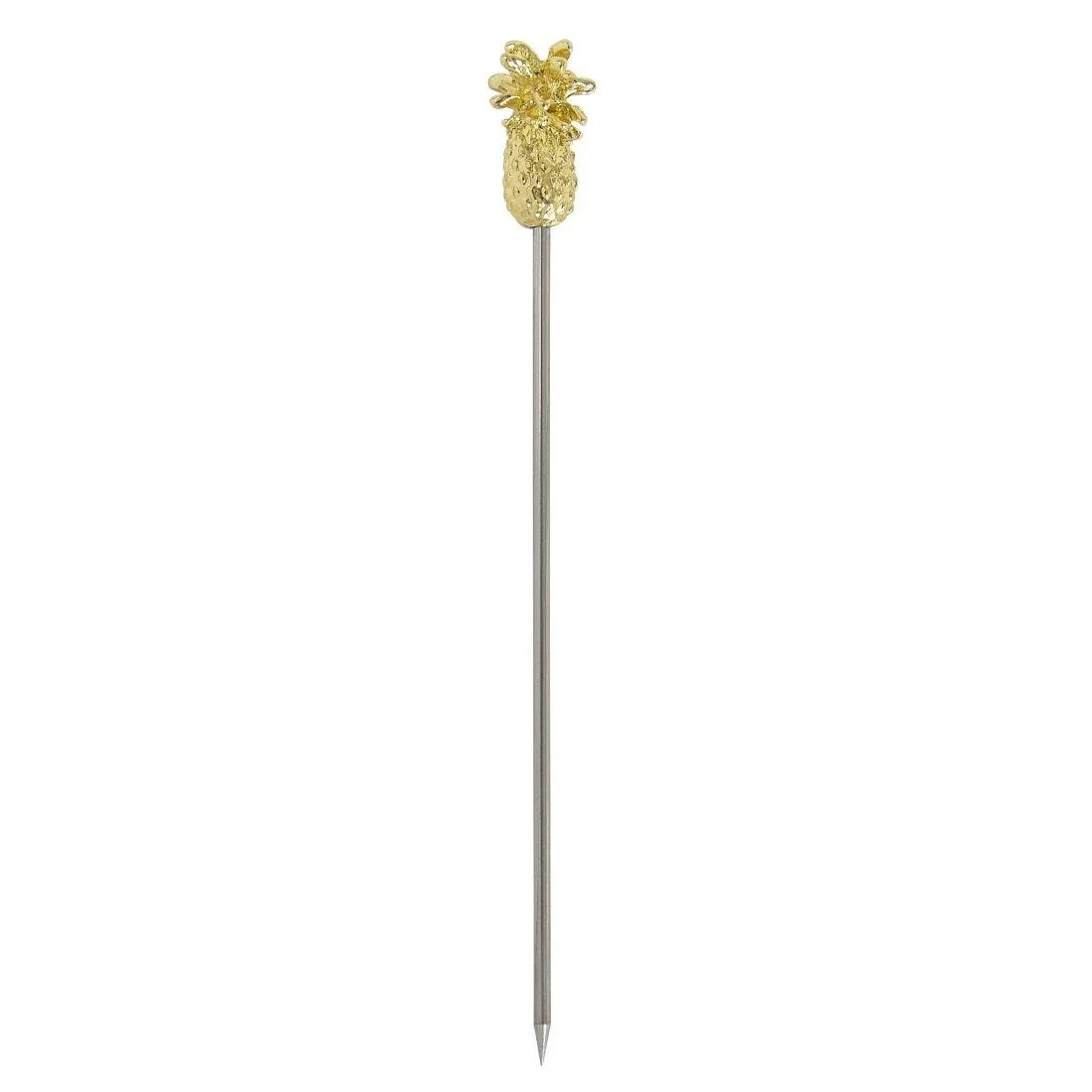 Beaumont Pineapple Garnish Pick Gold Plated (10 Pack) - Image 1