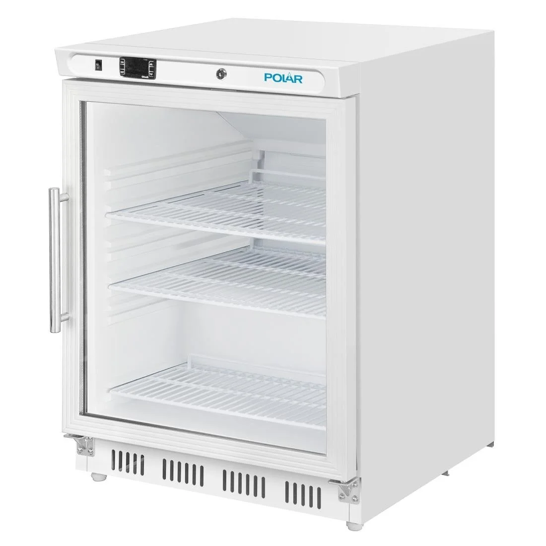 Polar C-Series Undercounter Display Fridge 150Ltr White - Image 1