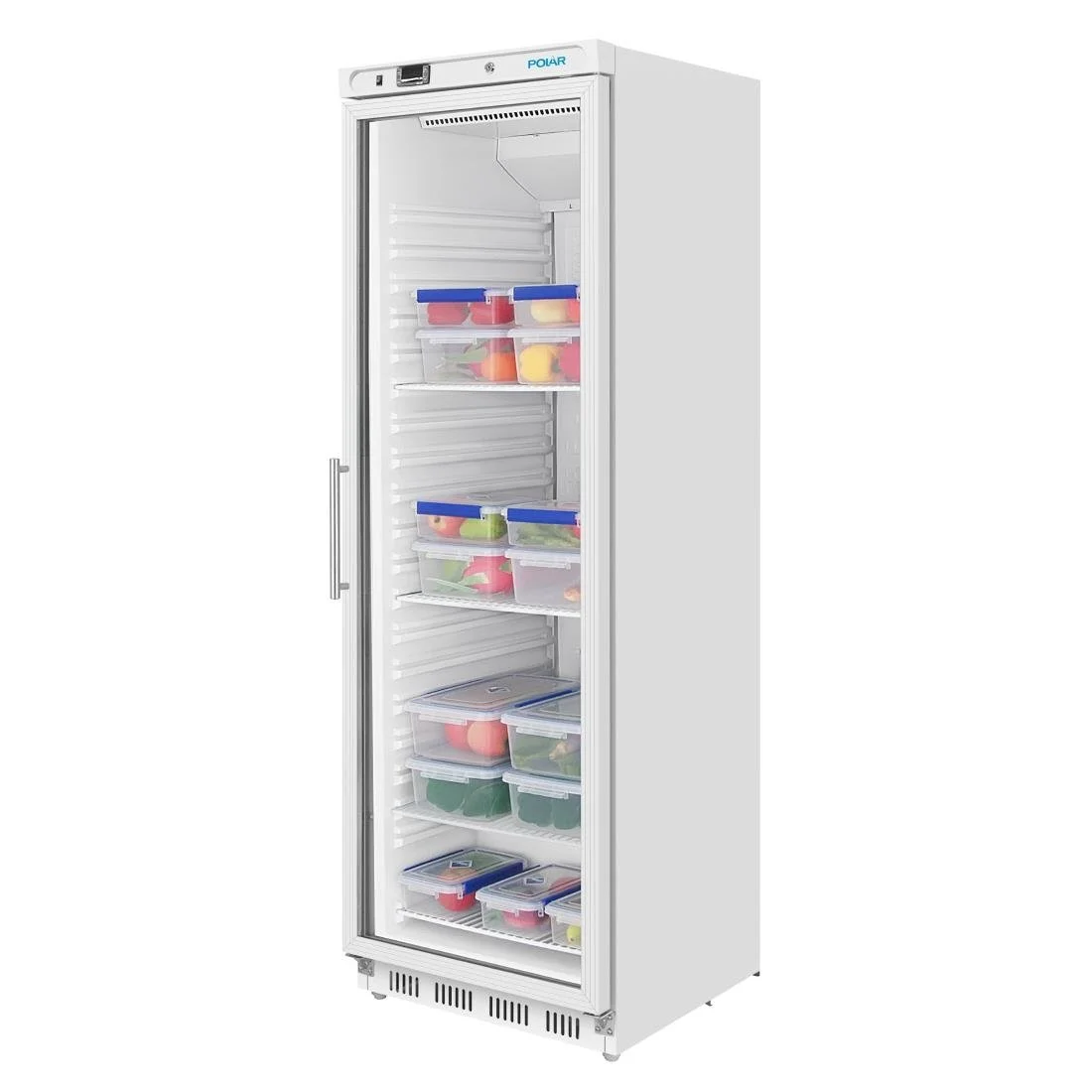 Polar C-Series Upright Display Fridge White 400Ltr - Image 6