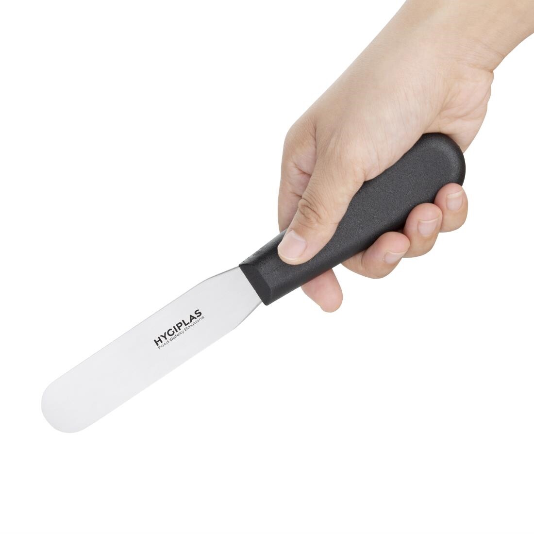 Hygiplas Straight Blade Palette Knife Black 10cm