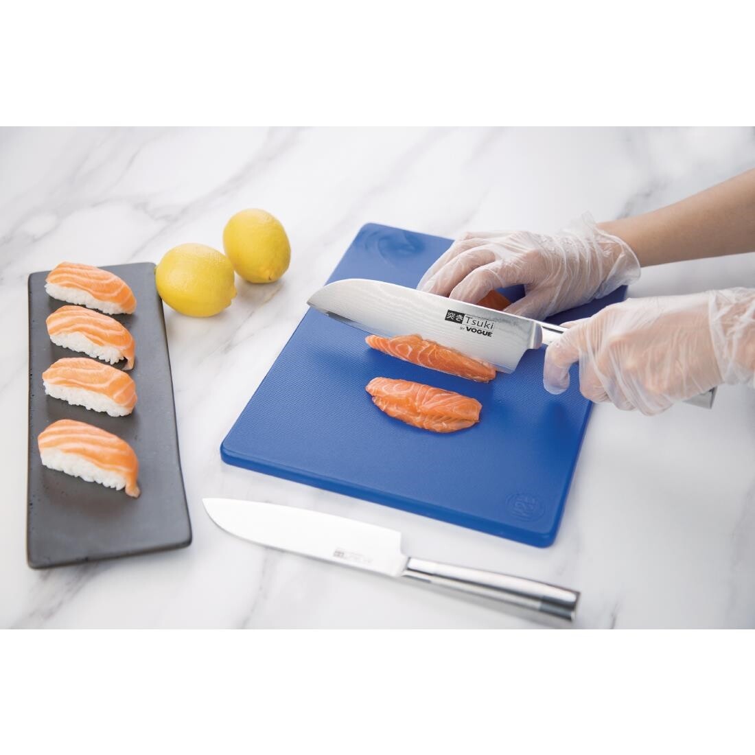 Tsuki Series 8 Santoku Knife 17.5cm