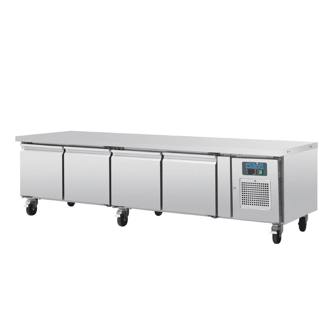 Polar U-Series Four Door Chef Base Counter Fridge - Image 3
