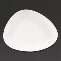Churchill Lotus Triangular Plates White 260mm (12 Pack) - Image 1