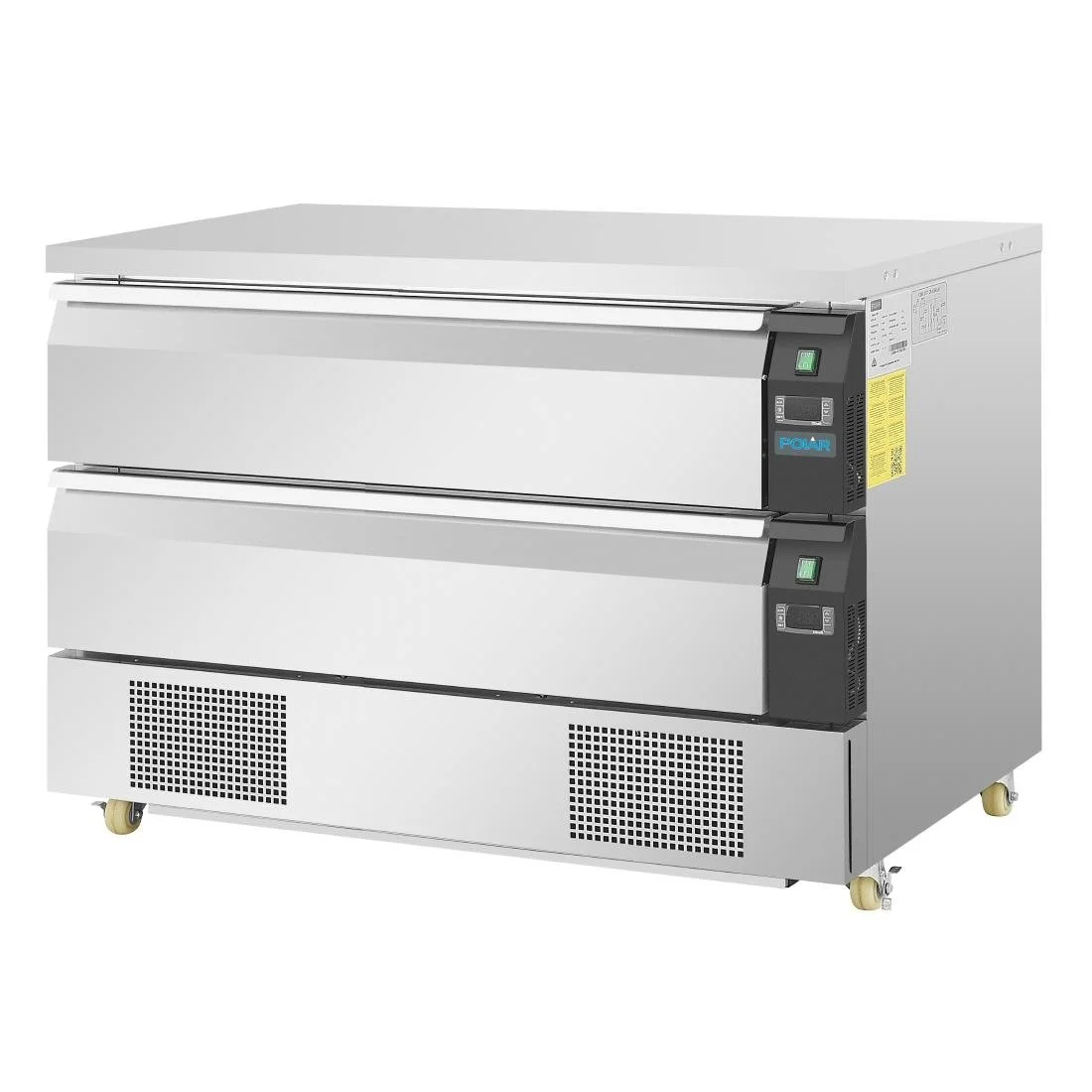 Polar U-Series Double Drawer Dual Temperature Counter Fridge Freezer 6xGN - Image 2