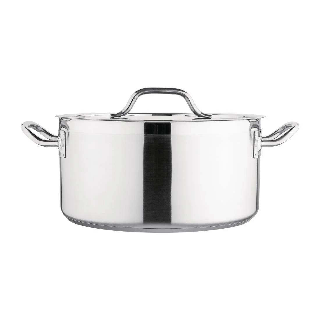 Nisbets Essentials Stainless Steel Stew Pot with Lid 32cm - Image 6