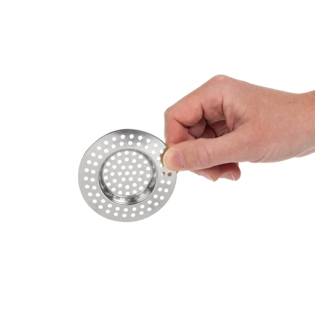 KitchenCraft Stainless Steel Large Hole Sink Strainer 75mm - Image 4