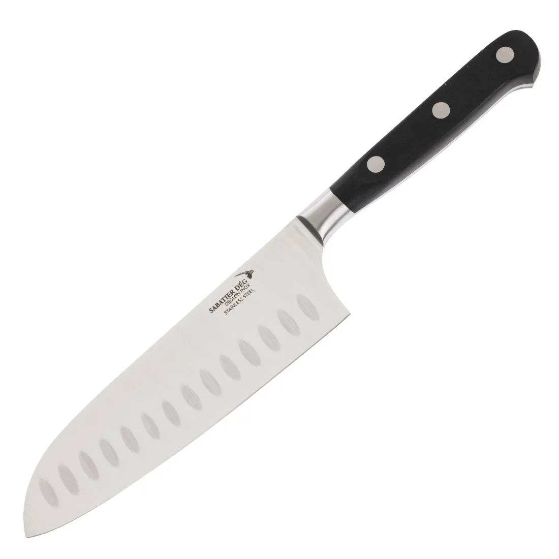 Deglon Sabatier Santoku Knife Black 18.3cm - Image 1