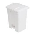 Jantex Kitchen Pedal Bin White 65Ltr