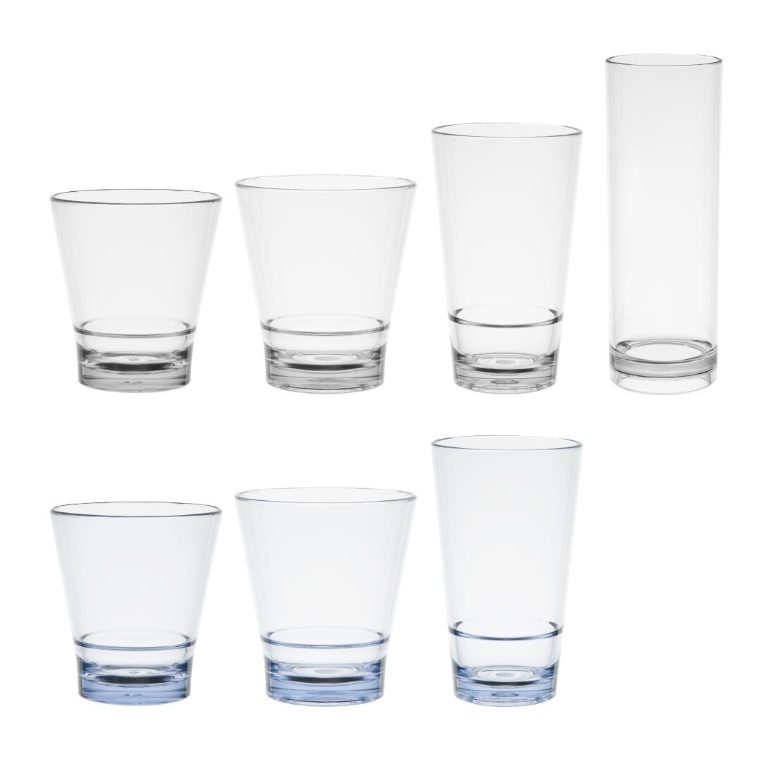 Kristallon Polycarbonate Highball Glasses Clear 360ml