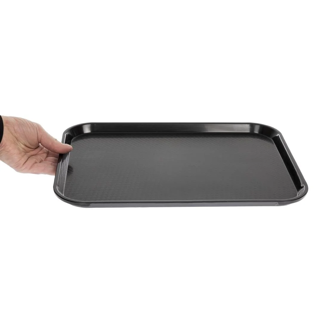 Cambro Polypropylene Fast Food Tray Black 410mm - Image 7