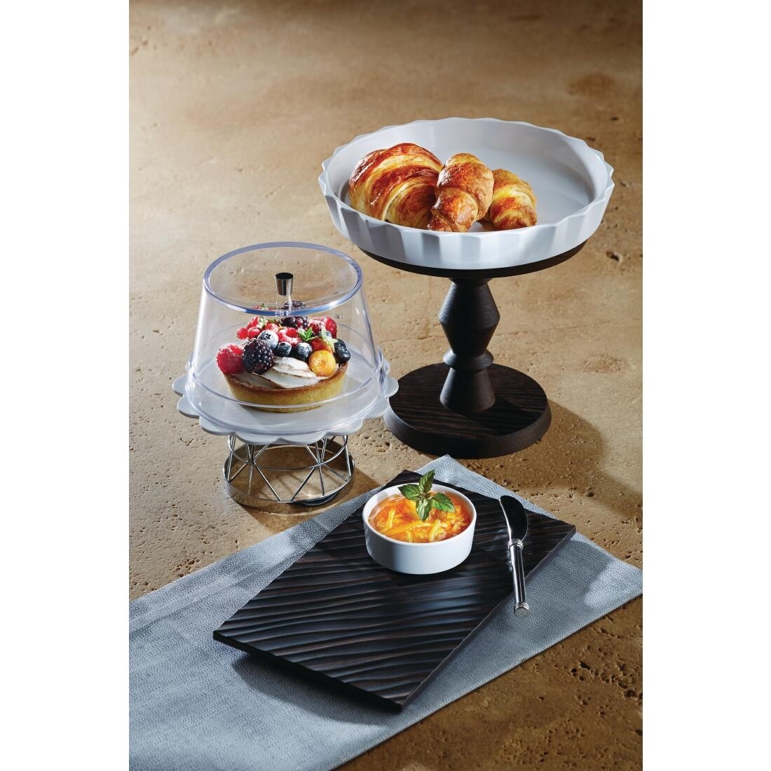 APS Plus Bakery Tray Cover Clear 235mm