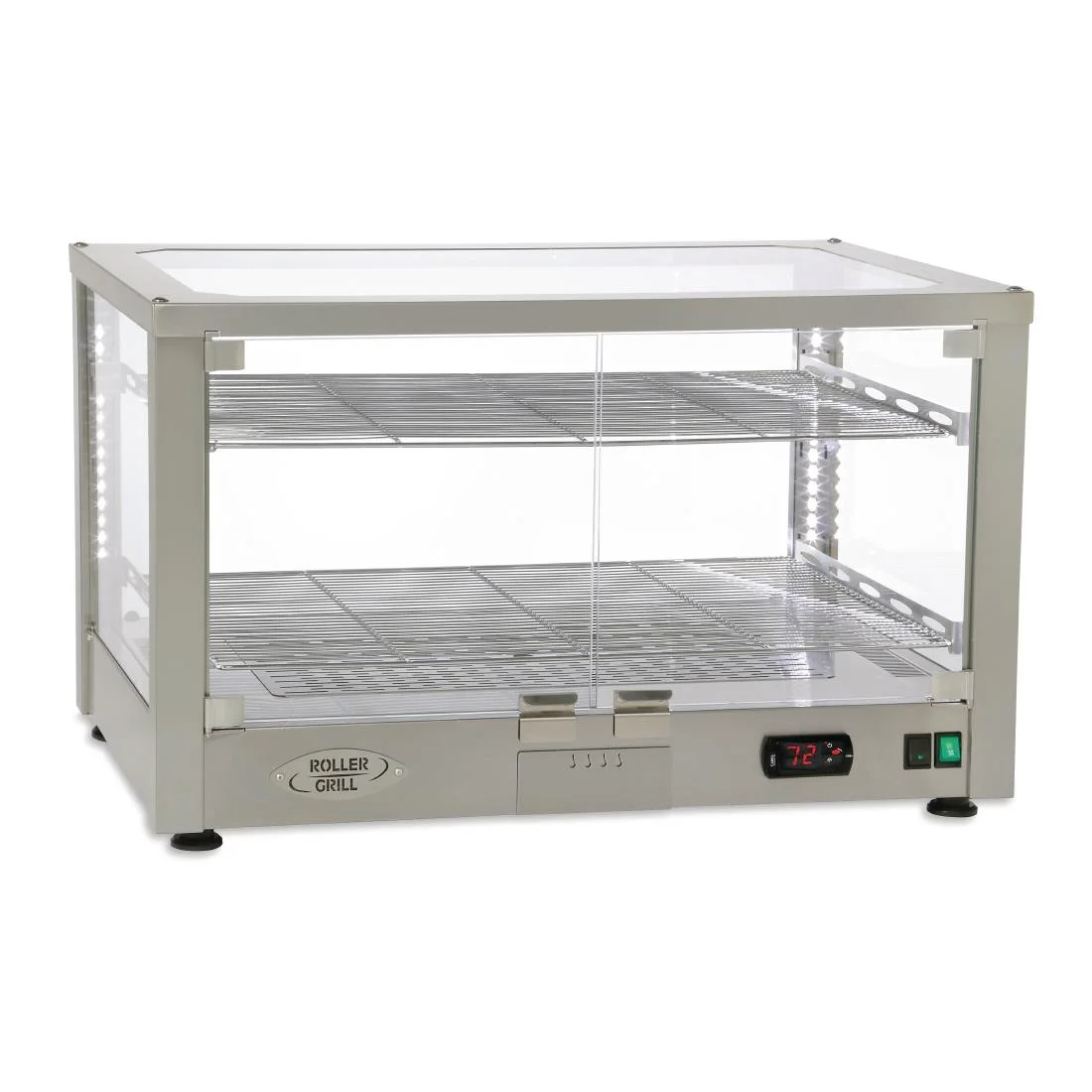 Roller Grill Heated 2 Shelf Display Cabinet WD780 SI - Image 1
