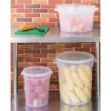 Vogue Polypropylene Round Food Storage Container 10Ltr - Image 3