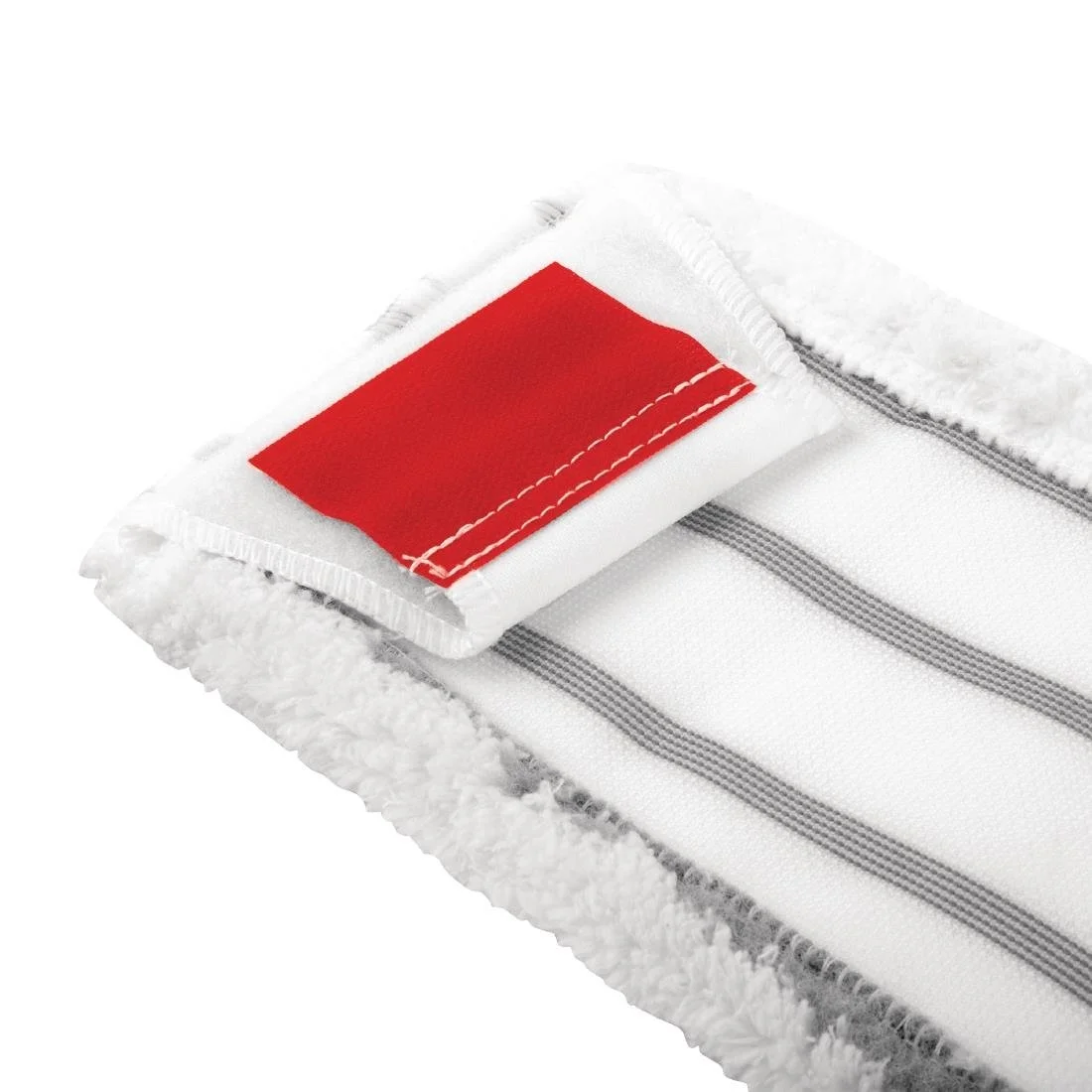 SYR Microfibre 400mm Flat Mop Head Red - Image 4