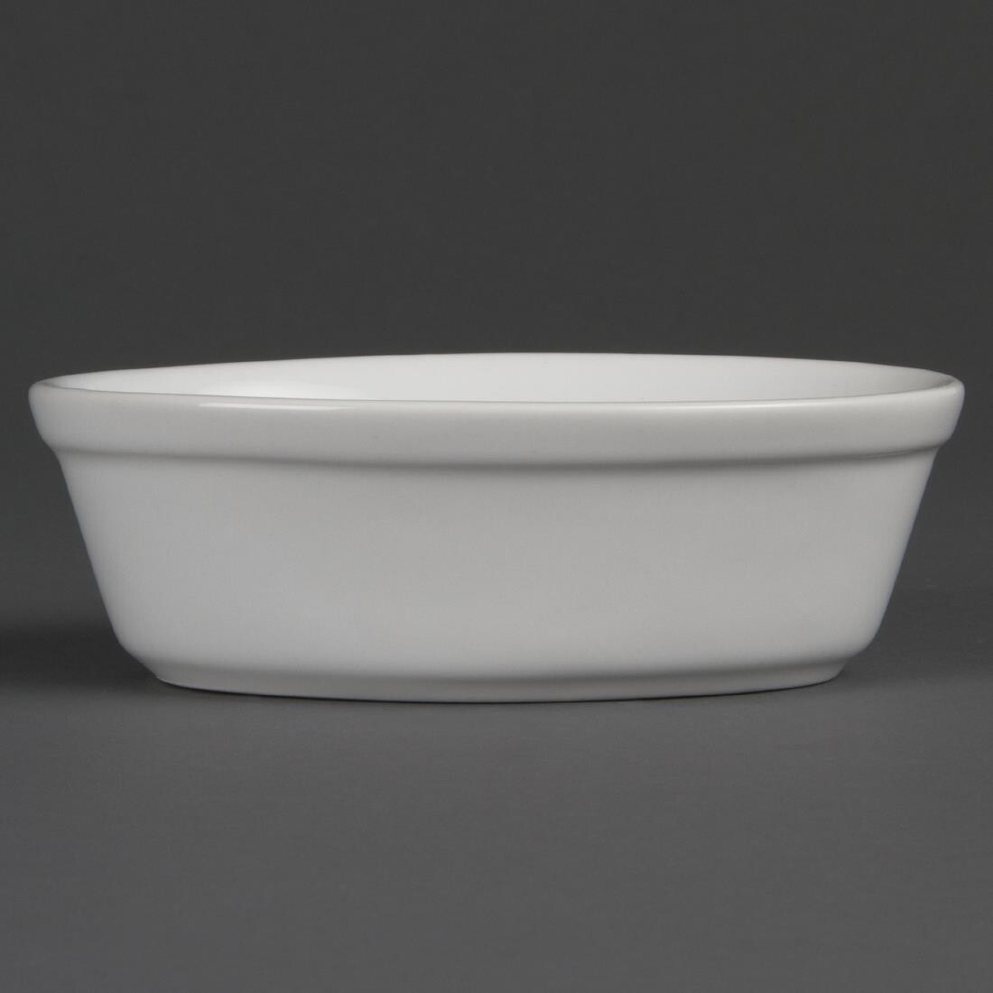 Olympia Whiteware Oval Pie Bowls 161mm